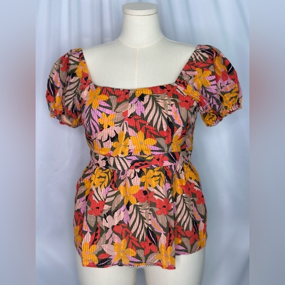 Loft Floral Top (30) - Picture 3 of 14